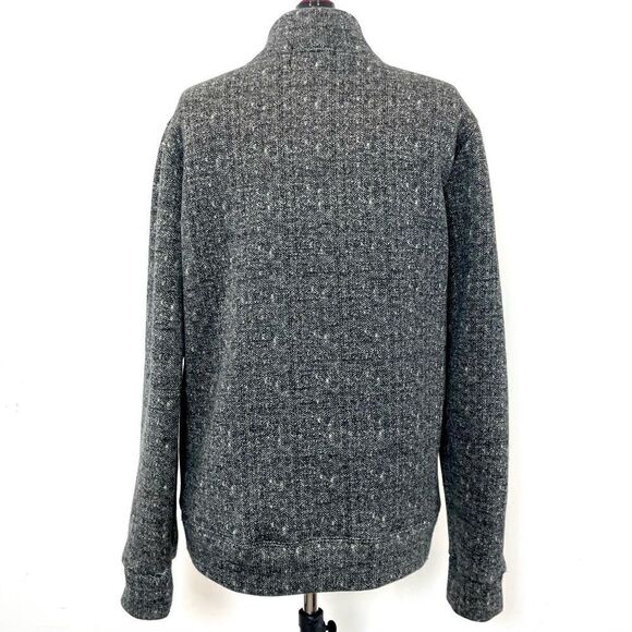 Ecru Men's Quarter-Zip Sweatshirt Soft Fleece - Picture 3 of 9